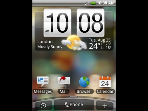 HTC Tattoo mit Sense